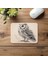Bilgelik Sembolü Baykuş Mousepad – Mat Yüzey - 19X23 cm 2 mm Dikdörtgen Ithal Baskılı Mouse Pad 4