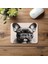 Kısa Kulaklı Köpek Portresi Mouse Pad - 19X23 cm 2 mm Dikdörtgen Ithal Baskılı Mouse Pad 4