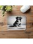 Mat Dokulu Karakalem Köpek Tasarımı - 19X23 cm 2 mm Dikdörtgen Ithal Baskılı Mouse Pad 4