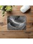 Siyah Beyaz Zigzaglı Geometrik Mousepad - 19X23 cm 2 mm Dikdörtgen Ithal Baskılı Mouse Pad 4