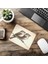 Tel Üzerinde Kuşlar – Minimal Mouse Pad - 19X23 cm 2 mm Dikdörtgen Ithal Baskılı Mouse Pad 6