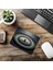 Monokrom Daireler ve Altın Nokta Mousepad - 19X23 cm 2 mm Dikdörtgen Ithal Baskılı Mouse Pad 6