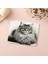 Dik Oturan Kedi Figürü – Kalem Çizimli Mouse Pad - 19X23 cm 2 mm Dikdörtgen Ithal Baskılı Mouse Pad 5