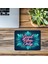 Good Vibes Only Yazılı Tropikal Neon Mousepad - 19X23 cm 2 mm Dikdörtgen Ithal Baskılı Mouse Pad 3