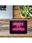 Stay Weird Neon Yazılı Eğlenceli Mousepad - 19X23 cm 2 mm Dikdörtgen Ithal Baskılı Mouse Pad 3
