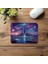 Biyolüminesanslı Uzay Şehri Mousepad - 19X23 cm 2 mm Dikdörtgen Ithal Baskılı Mouse Pad 4