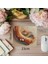 Turuncu ve Bej Oval Dalgalı Mousepad - 19X23 cm 2 mm Dikdörtgen Ithal Baskılı Mouse Pad 1