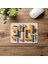 Dik Açılı Geometrik Blok Tasarımı Mousepad - 19X23 cm 2 mm Dikdörtgen Ithal Baskılı Mouse Pad 4