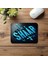 Beton Duvar Üzeri Pembe Turuncu Neon Mouse Pad - 19X23 cm 2 mm Dikdörtgen Ithal Baskılı Mouse Pad 4