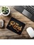 Beton Duvar Üzeri Pembe Turuncu Neon Mouse Pad - 19X23 cm 2 mm Dikdörtgen Ithal Baskılı Mouse Pad 6