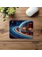 Turuncu-Mavi Işıklı Gezegen Manzaralı Mousepad - 19X23 cm 2 mm Dikdörtgen Ithal Baskılı Mouse Pad 4