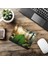 Çiy Damlalı Yaprak Üzeri Mousepad - 19X23 cm 2 mm Dikdörtgen Ithal Baskılı Mouse Pad 6