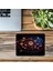 Minimal Güneş Sistemi Yerleşimli Mousepad - 19X23 cm 2 mm Dikdörtgen Ithal Baskılı Mouse Pad 3