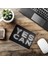 Üç Satırlı Cesaret Sözlü Mouse Pad - 19X23 cm 2 mm Dikdörtgen Ithal Baskılı Mouse Pad 6