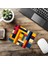 Mat Doku Üzerine Çizgisel Sanat Mouse Pad - 19X23 cm 2 mm Dikdörtgen Ithal Baskılı Mouse Pad 6