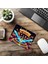 Pixel Savaş Alanı Temalı Eğlenceli Mousepad - 19X23 cm 2 mm Dikdörtgen Ithal Baskılı Mouse Pad 6