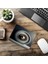 Sade Zemin Üzerine Zen Dairesi Tasarımı - 19X23 cm 2 mm Dikdörtgen Ithal Baskılı Mouse Pad 6