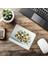 Sarı Gri Beyaz Tonlu Minimal Mouse Pad - 19X23 cm 2 mm Dikdörtgen Ithal Baskılı Mouse Pad 6