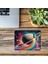 Parlak Gezegen Arka Planlı Mousepad - 19X23 cm 2 mm Dikdörtgen Ithal Baskılı Mouse Pad 3