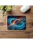 3D Uzay Manzaralı Neon Mouse Pad - 19X23 cm 2 mm Dikdörtgen Ithal Baskılı Mouse Pad 4