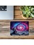 Ay Taşı Üzerinde Oturan Astronot Mousepad - 19X23 cm 2 mm Dikdörtgen Ithal Baskılı Mouse Pad 3