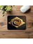 Altın Spiral ve Bloklu Minimalist Mousepad - 19X23 cm 2 mm Dikdörtgen Ithal Baskılı Mouse Pad 4