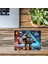 80’ler Stil Metalik Robot Mousepad Tasarımı - 19X23 cm 2 mm Dikdörtgen Ithal Baskılı Mouse Pad 3