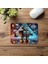 80’ler Stil Metalik Robot Mousepad Tasarımı - 19X23 cm 2 mm Dikdörtgen Ithal Baskılı Mouse Pad 4