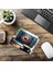 Latte Ring Temalı Karanlık Tasarım Mouse Pad - 19X23 cm 2 mm Dikdörtgen Ithal Baskılı Mouse Pad 6
