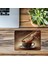 Sanatsal Kod + Kahve Mouse Pad Tasarımı - 19X23 cm 2 mm Dikdörtgen Ithal Baskılı Mouse Pad 3
