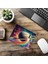 Parlak Gezegen Arka Planlı Mousepad - 19X23 cm 2 mm Dikdörtgen Ithal Baskılı Mouse Pad 6