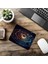 Neon Yörünge Çizgili Gezegen Mouse Pad - 19X23 cm 2 mm Dikdörtgen Ithal Baskılı Mouse Pad 6