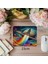 Satürn Yörüngesinde Renkli Roket Mousepad - 19X23 cm 2 mm Dikdörtgen Ithal Baskılı Mouse Pad 1