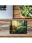 Orman Arka Planlı Yakın Doğa Mouse Pad - 19X23 cm 2 mm Dikdörtgen Ithal Baskılı Mouse Pad 3