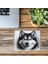 Soğuk Bakışlı Detaylı Husky Portresi - 19X23 cm 2 mm Dikdörtgen Ithal Baskılı Mouse Pad 3