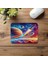 Gökkuşağı Egzozlu Uzay Aracı Mouse Pad - 19X23 cm 2 mm Dikdörtgen Ithal Baskılı Mouse Pad 4