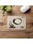 Sade Çizimli Doğal Enso Mousepad - 19X23 cm 2 mm Dikdörtgen Ithal Baskılı Mouse Pad 4