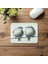 Kuş Severler Için Sade El Çizimi Mousepad - 19X23 cm 2 mm Dikdörtgen Ithal Baskılı Mouse Pad 4