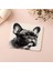 Fransız Bulldog Çizimli Mousepad – Tatlı ve Detaylı - 19X23 cm 2 mm Dikdörtgen Ithal Baskılı Mouse Pad 5