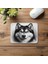 Soğuk Bakışlı Detaylı Husky Portresi - 19X23 cm 2 mm Dikdörtgen Ithal Baskılı Mouse Pad 4