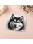 Soğuk Bakışlı Detaylı Husky Portresi - 19X23 cm 2 mm Dikdörtgen Ithal Baskılı Mouse Pad 5