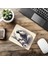 Dalda Oturan Papağan Mousepad – Kalemle Çizilmiş - 19X23 cm 2 mm Dikdörtgen Ithal Baskılı Mouse Pad 6