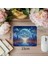 Mor Mavi Geçişli Parlak Yazılı Mousepad - 19X23 cm 2 mm Dikdörtgen Ithal Baskılı Mouse Pad 1