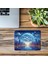 Mor Mavi Geçişli Parlak Yazılı Mousepad - 19X23 cm 2 mm Dikdörtgen Ithal Baskılı Mouse Pad 3