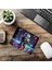 Işık Saçan Retro Robot Mousepad - 19X23 cm 2 mm Dikdörtgen Ithal Baskılı Mouse Pad 6