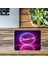 Dream On Yazılı Küresel Neon Mousepad - 19X23 cm 2 mm Dikdörtgen Ithal Baskılı Mouse Pad 3