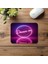 Dream On Yazılı Küresel Neon Mousepad - 19X23 cm 2 mm Dikdörtgen Ithal Baskılı Mouse Pad 4
