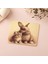 Yanyana Oturan Tavşan ve Kedi Mousepad - 19X23 cm 2 mm Dikdörtgen Ithal Baskılı Mouse Pad 5