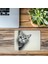 Karakalem Tarzı Kedili Mouse Pad Tasarımı - 19X23 cm 2 mm Dikdörtgen Ithal Baskılı Mouse Pad 3