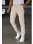 Erkek Krem Renk Italyan Kesim Slimfit Kumaş Pantolon 5